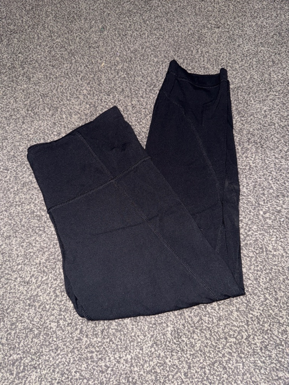 Athleta Capri Leggings Small Black High Rise Athletic Workout Yoga Pants Womens